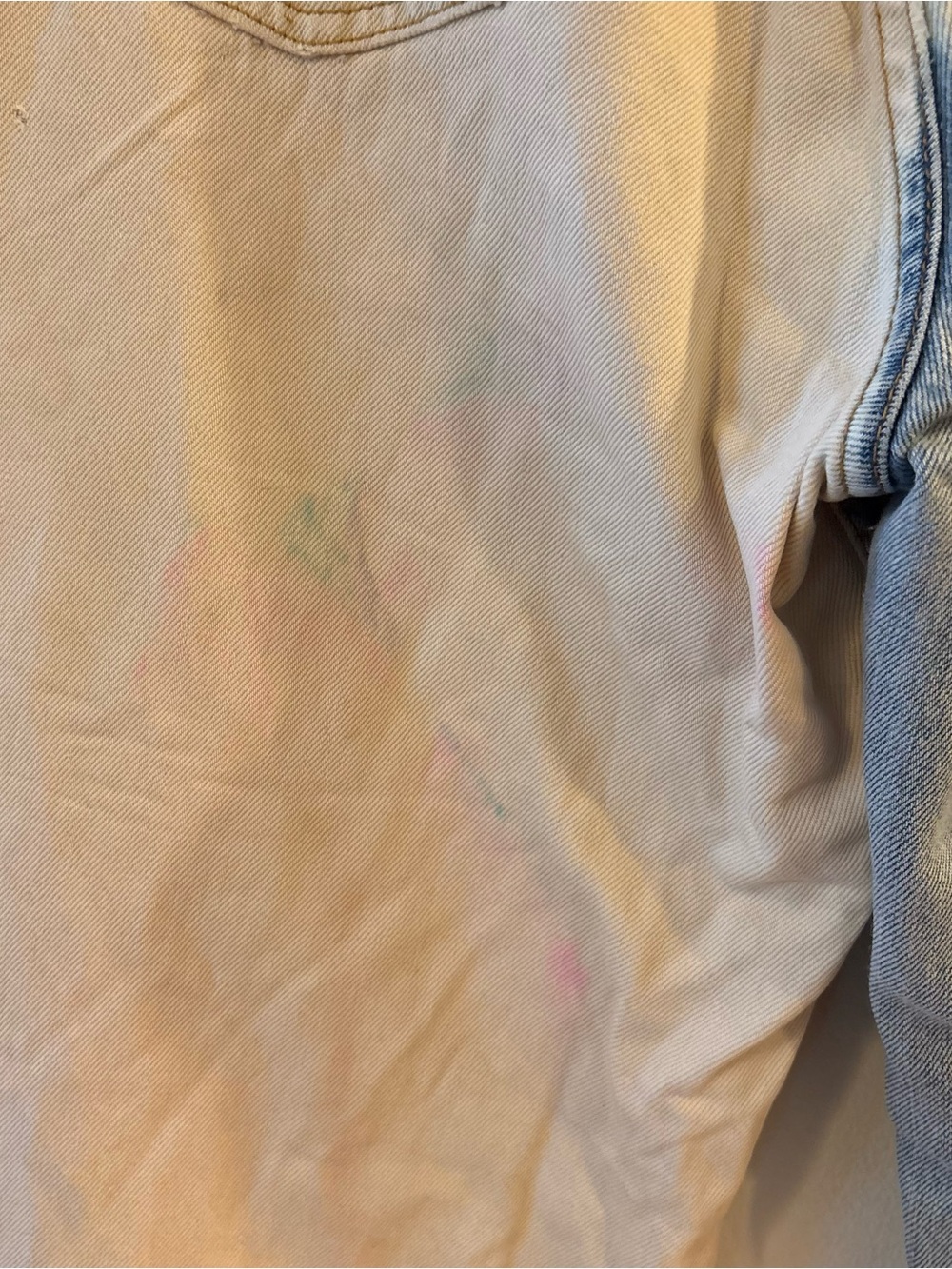Vtg Levi's 560 Jeans Hand Painted 34x30 Loose Tapered Celestial Art Sun Festival - Picture 10 of 12